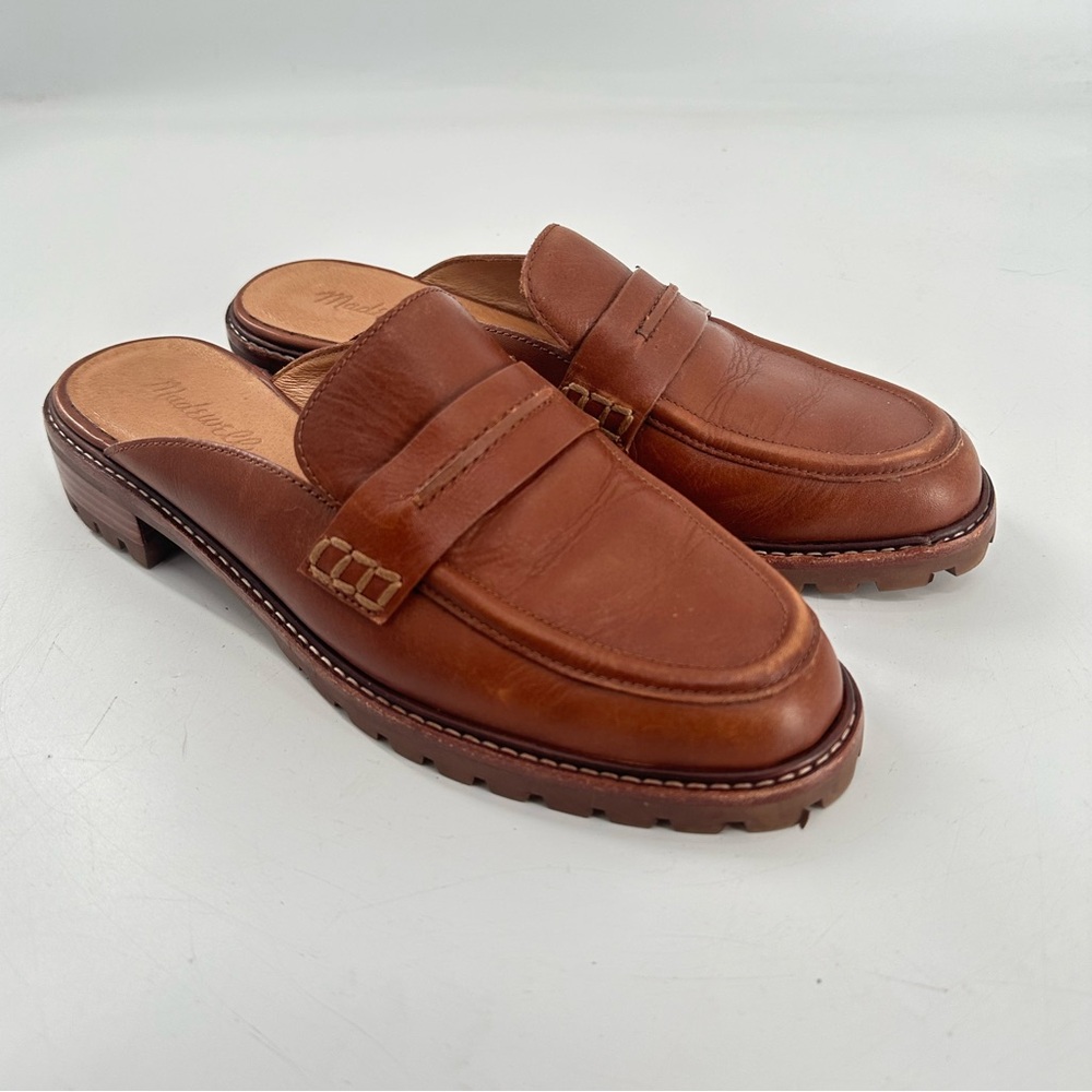 Madewell NF191 Womens Corinne Lugsole Mules Size 8